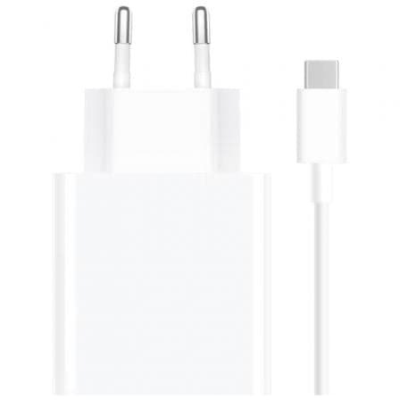 Xiaomi 33W HyperCharge Combo USB Tipo-A Branco – Carregador + Cabo