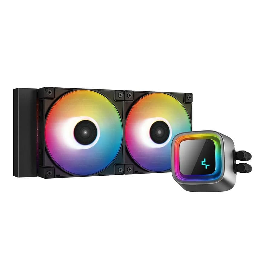 DeepCool Disipador Ref Liquida LS520 Black 2 Ven 120MM Argb/multisocke - R-LS520-BKAMNT-G-1