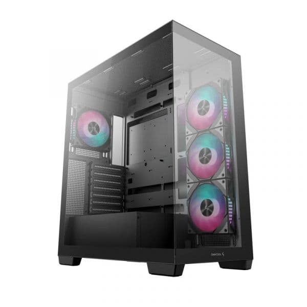 DeepCool CG580 4F Caixa ATX Vidro Temperado com 4x Ventoinhas RGB Preta