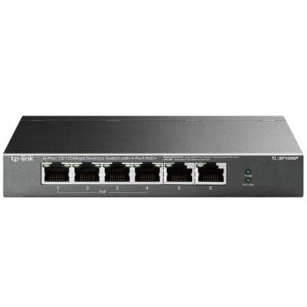 Switch TP-Link TL-SF1006P 6 Portas 10/100Mbps UnManaged PoE+