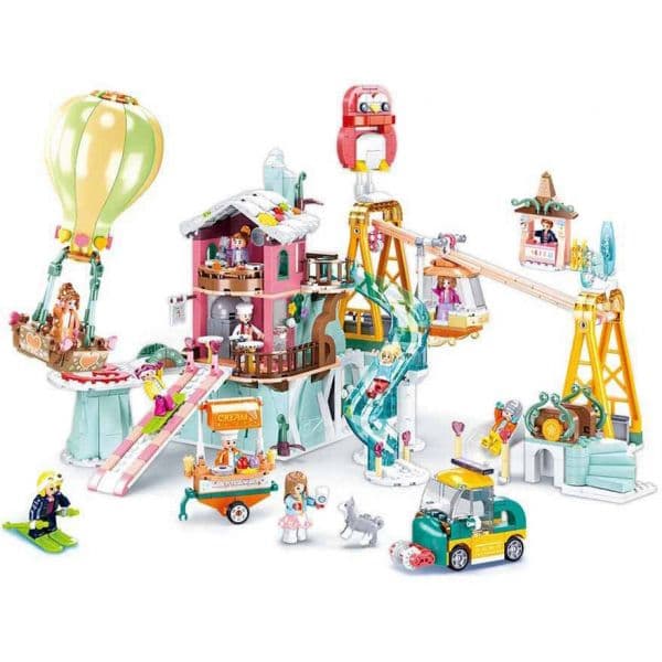 Sluban Girls Dream Winter Estância de Ski 1065 Peças