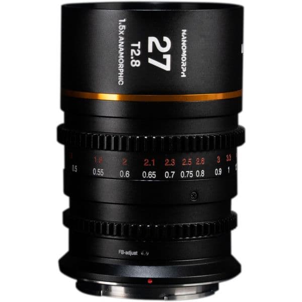 Objetiva LAOWA 27mm T2.8 1.5X S35 Anamórfica (Amber) Sony E - LAOWA1180167