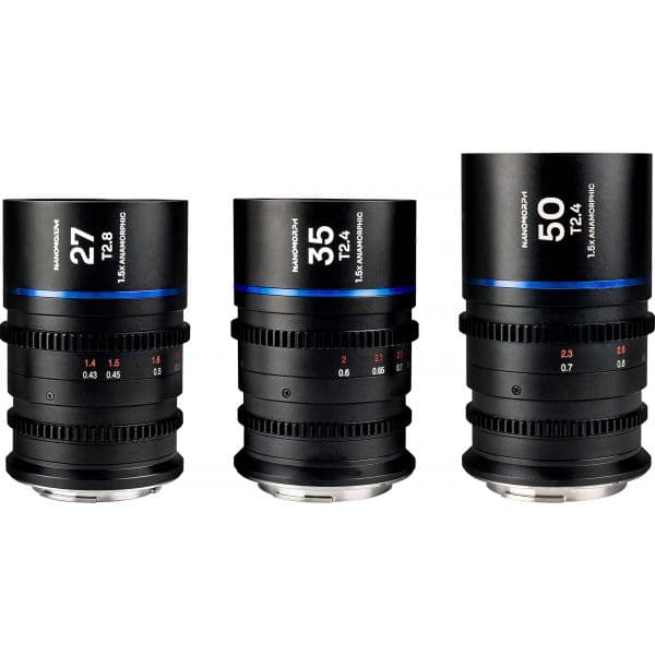 Objetiva LAOWA 27/35/50mm S35 Anamórfica (Blue) Sony E - LAOWA1180231