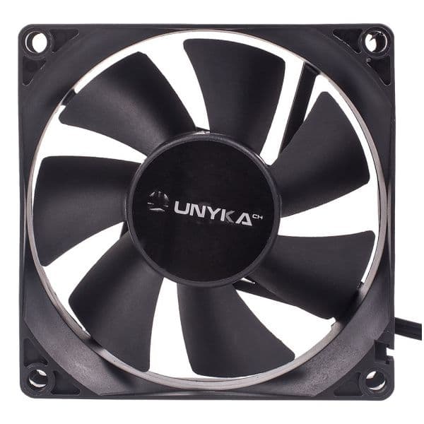 Unyka Ventoinha 80mm 2000RPM Black - 51786