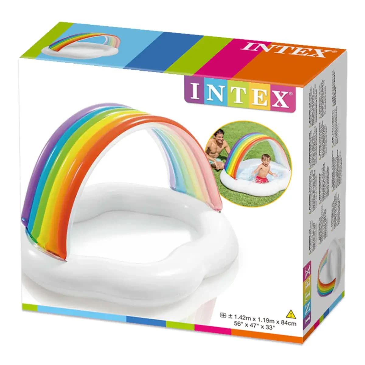 Intex Piscina de Arco-íris