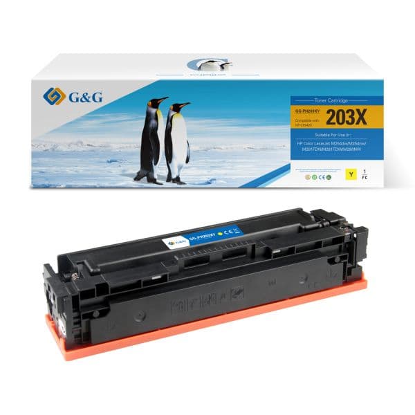Toner Canon 054H/045H/CF542X/CF542A/CF402X/CF402A Amarelo Compatível