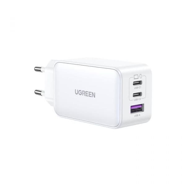 UGREEN Carregador UGREEN CD244 Nexode 65W PD GaN USB Type-C Branco - 15334