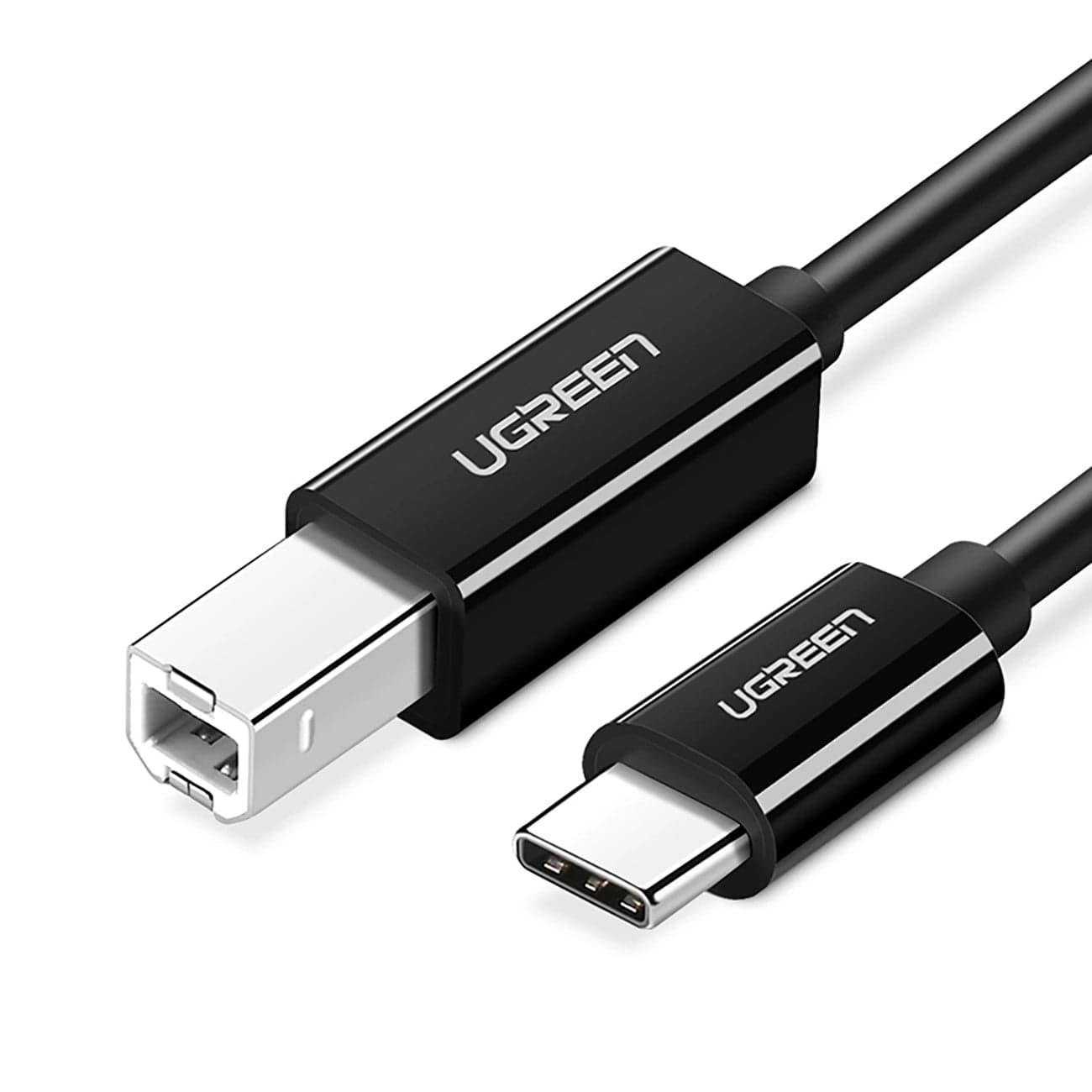 Cabo de Impressora UGREEN USB-C para USB-B 1m Preto