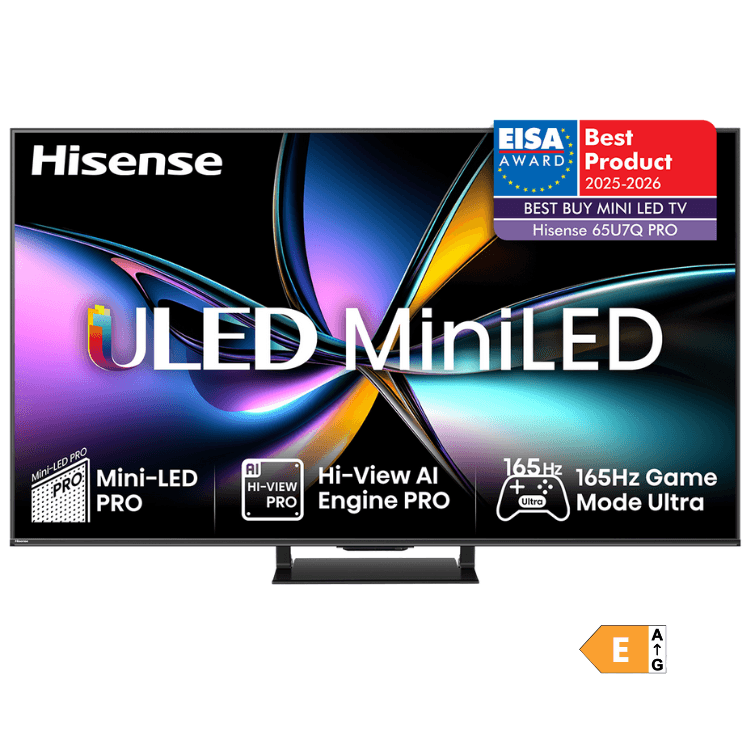 Televisão Hisense 65U7Q PRO 65" QD Mini LED UltraHD 4K VIDAA