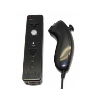 Comando Wii Remote c/ Wii Motion Plus + Nunchuck Azul