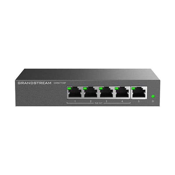 Grandstream Switch de Rede 5 Portas GWN7700P