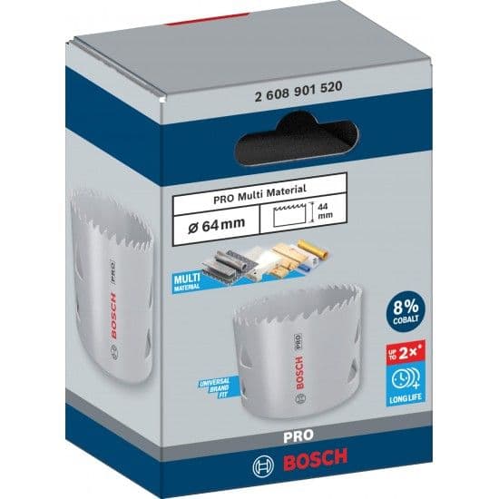 Serra craniana PRO Multi Material, 64 mm, roscada refª 2608901520 BOSCH