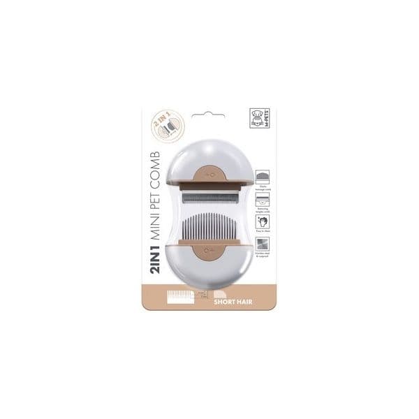 M-pets Mini Pet Comb Pelo Longo 2 em 1