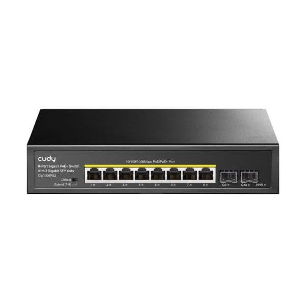 Cudy Switch GS1008PS2 8 Portas Gigabit UnManaged PoE+ SFP