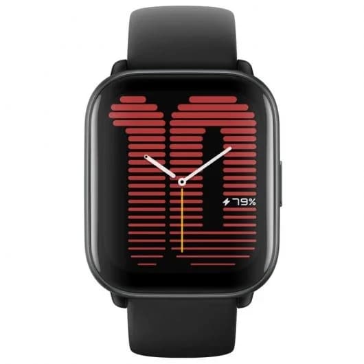 Amazfit Active AMOLED Smartwach com Bracelete de Silicone Preto