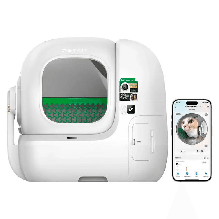 Petkit Purobot Max Pro 2 com Câmara Smart Cat Litter Box