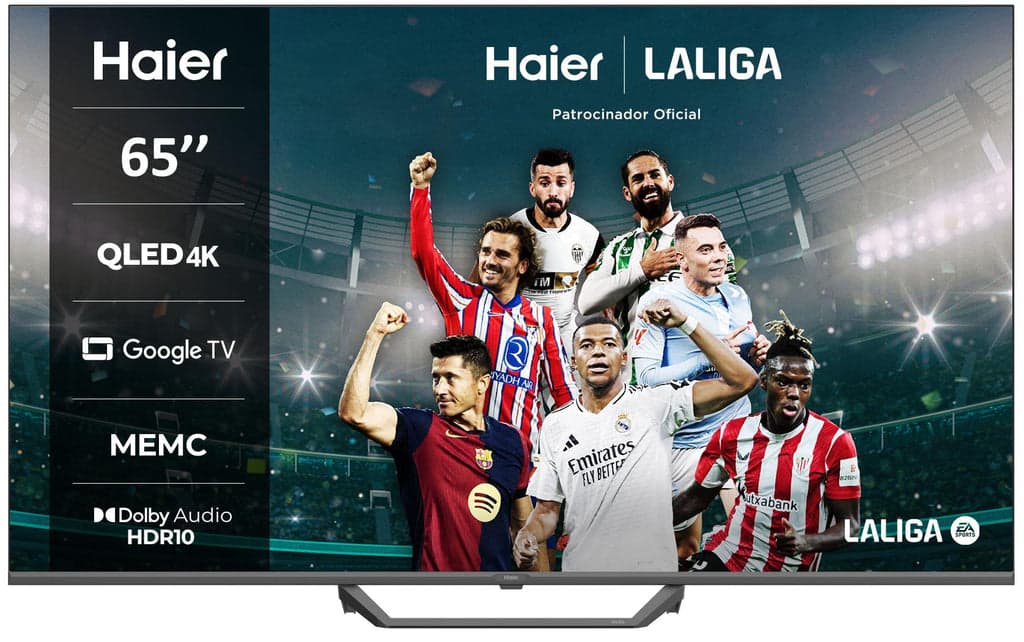 TV HAIER 65" H65S80EUX UHD QLED GOOGLE TV BT PEANA