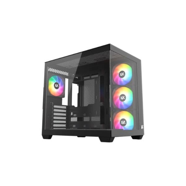 XYZ TESSERACT X ATX, Micro-ATX, Mini-ITX aRGB Preto