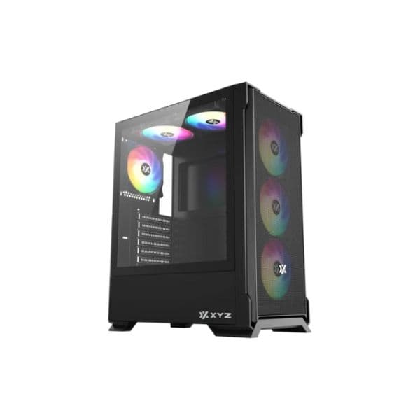 XYZ AIRONE 300 X MESH ATX, Micro-ATX, Mini-ITX aRGB Preto