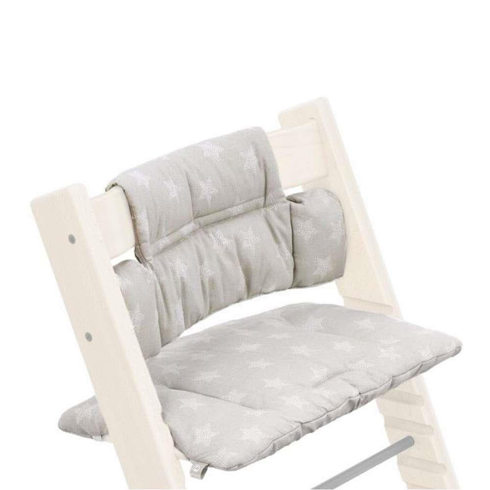 Stokke Almofada Cadeira de Papa Tripp Trapp Star Silver