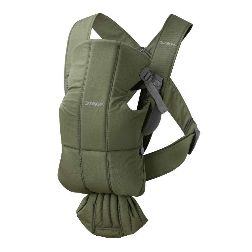 Babybjorn Porta Bebé Mini Woven Dark Green