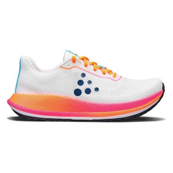 Craft Sapatilhas de Running Pacer 2 White / Flourange 38 3/4