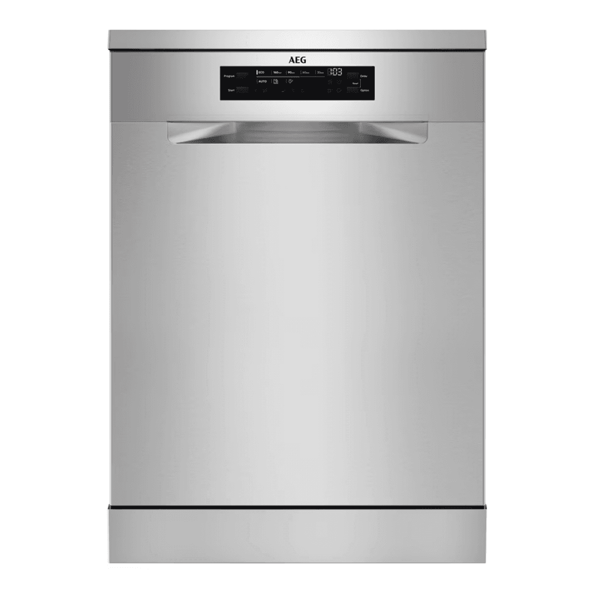 Máquina de Lavar Loiça AEG FFB74917ZM | 14 Talheres, Inox, Auto-Off