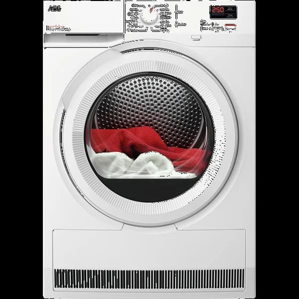 Secador de roupa AEG TR808A2OB | 8.0 kg, Bomba de calor, Início diferido