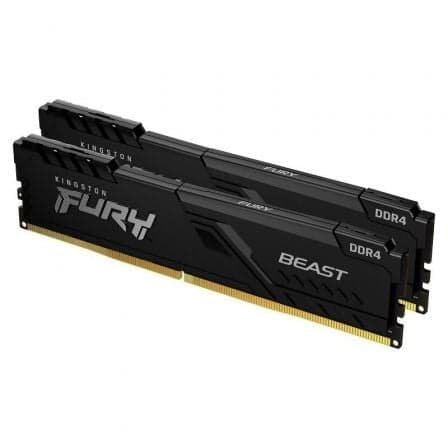 Memória RAM Kingston 16GB Fury Beast 2x8GB DDR4 3200MHz CL16 - KF432C16BBK2/16