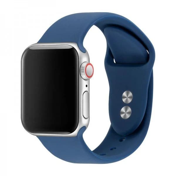 Bracelete SmoothSilicone (Sem Fivela) para Amazfit GTR 3 Pro - 47mm - Azul Escuro