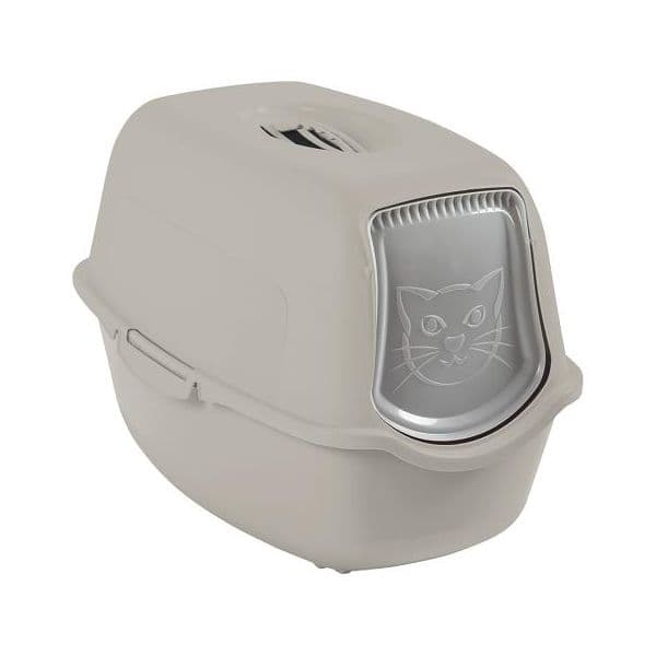 Rotho My Pet Caixa de Areia Fechada Eco Bailey Cinza 56x40x39 cm