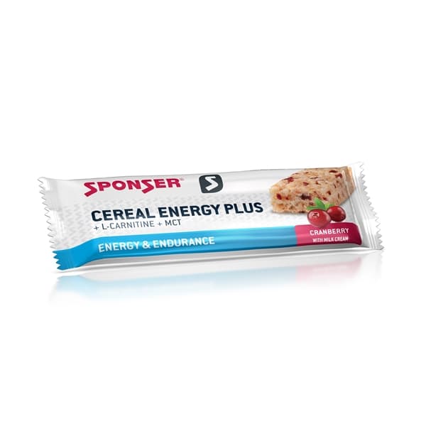BARRA SPONSER CEREAL ENERGY PLUS CRANBERRY 40GR