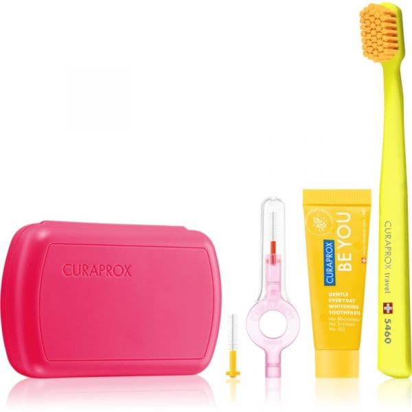 Curaprox Travel Set Conjunto De Viagem Magenta