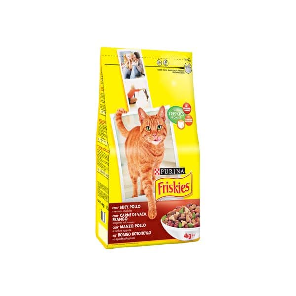 Friskies Adult Vaca Frango & Vegetables 4Kg