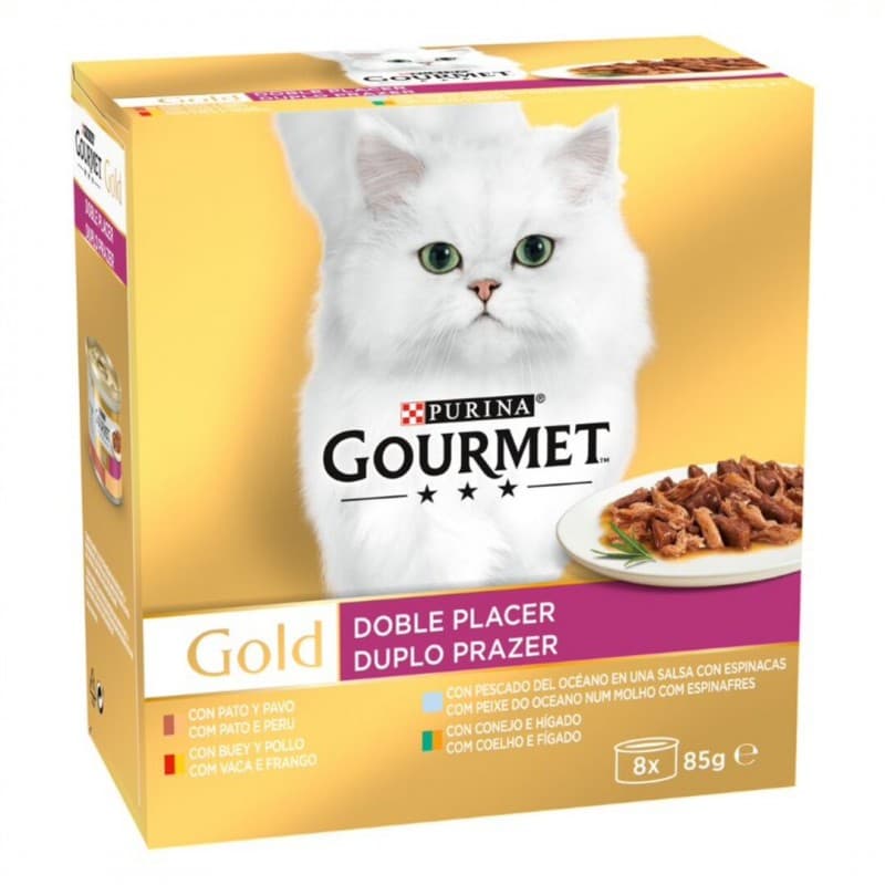 Purina Lata para gatos GOURMET GOLD Doble Placer Surtido Multipack