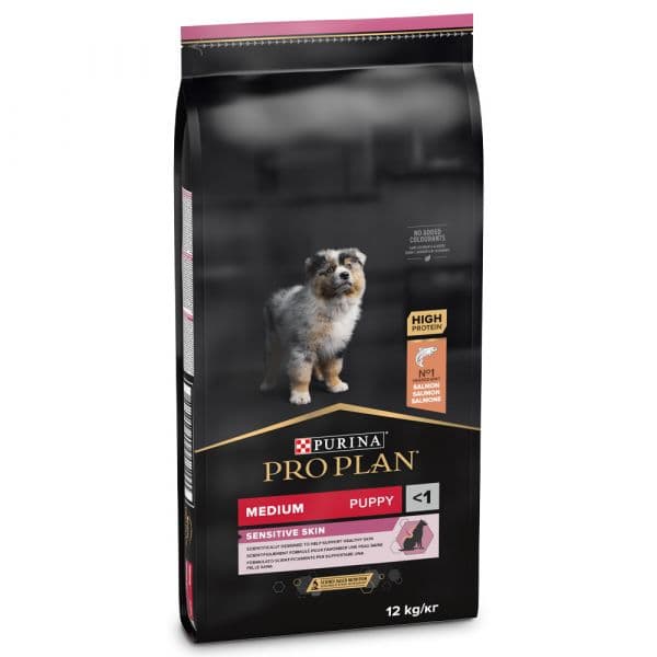 Purina Pro Plan Medium Puppy Sensitive Skin Salmon 12Kg
