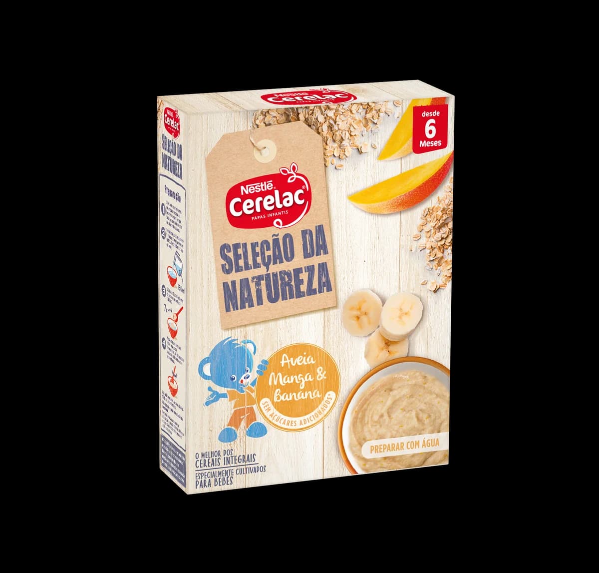 Nestlé Cerelac Seleção da Natureza Aveia Manga Banana Láctea 240g