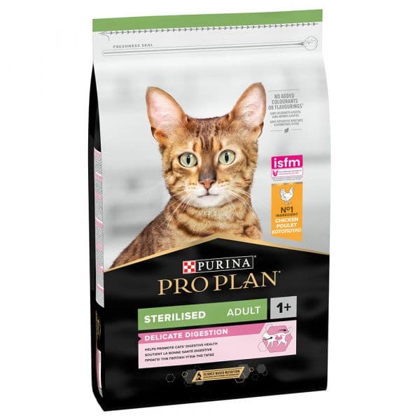 Purina Pro Plan Sterilised Delicate Digestion Chicken 10Kg