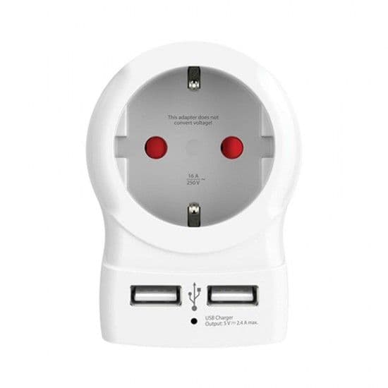Skross Adaptador Europeo usb 1500282 - 40910