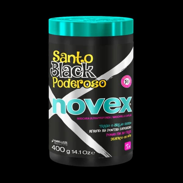 Novex Santo Black Poderoso Máscara 400ml