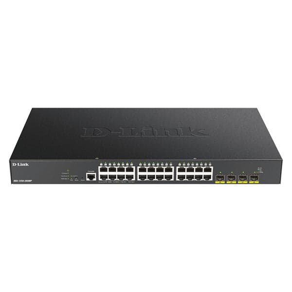 D-Link Switch 24 Portas Gigabit Poe Smart Managed com 4 Portas 10G Sfp+ 370Watts