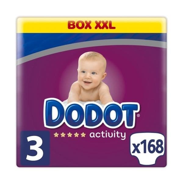 Dodot Activity T3 (6-10Kg) Box XXL x168un.