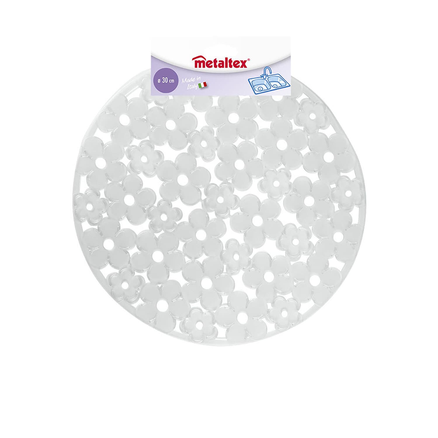 Base de silicone redonda lava-loiça ø30cm metaltex cores/modelos diversos