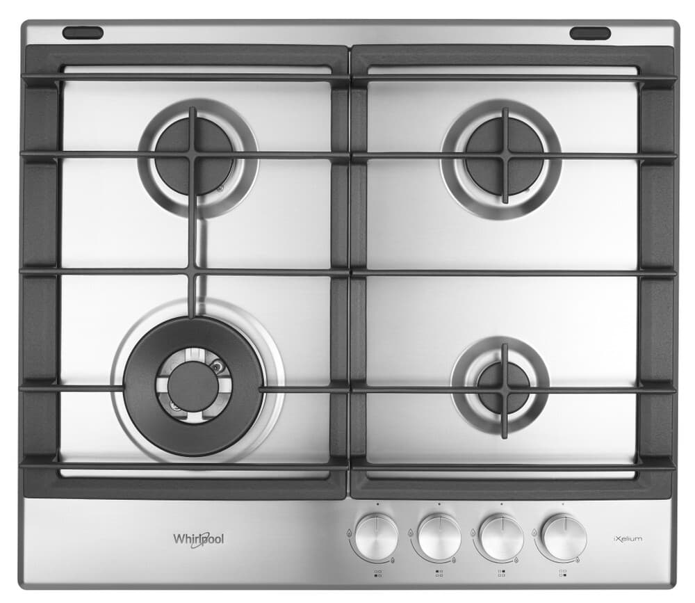 Whirlpool GMAL 6422/IXL Aço inoxidável Encastre 59 cm Gás 4 zona(s)