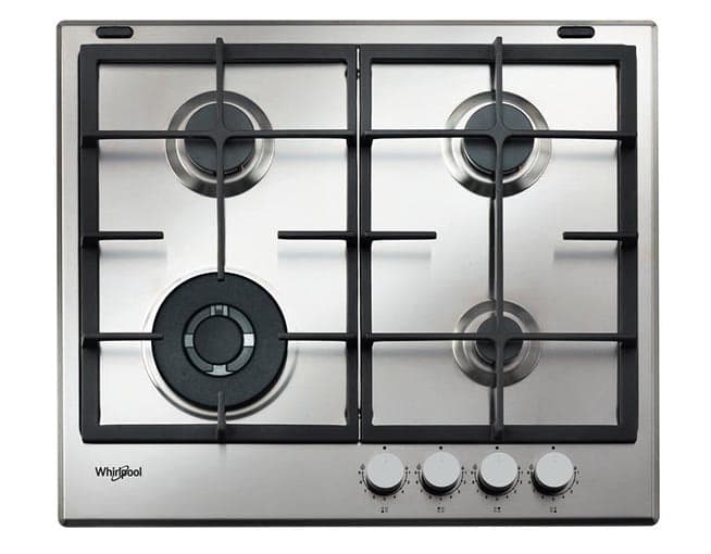 Whirlpool GMAL 6422/IXL Aço inoxidável Encastre 59 cm Gás 4 zona(s)
