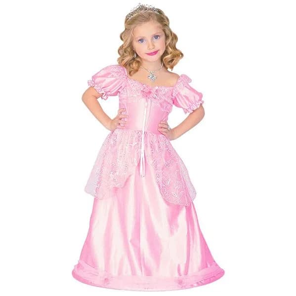 Widmann Fato Princesa Rosa com Aro 4-5 Anos