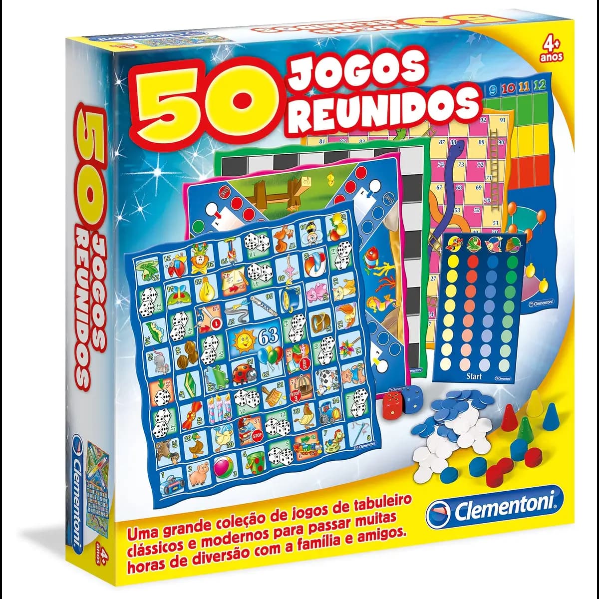 Clementoni 50 Jogos Reunidos - 67069