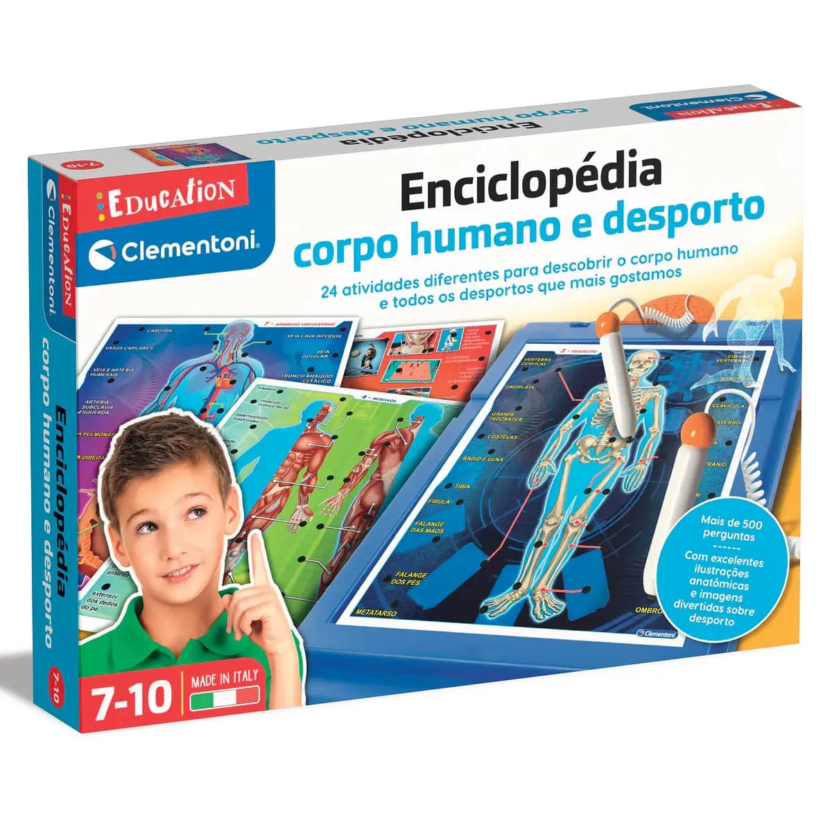 Clementoni Aprendo Jogando - Enciclopédia Desporto e Corpo Humano - 67177