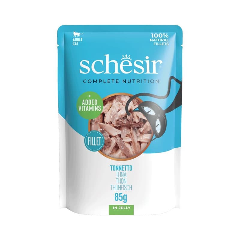 Schesir Pouch Gato de Atún en gelatina 85 gr