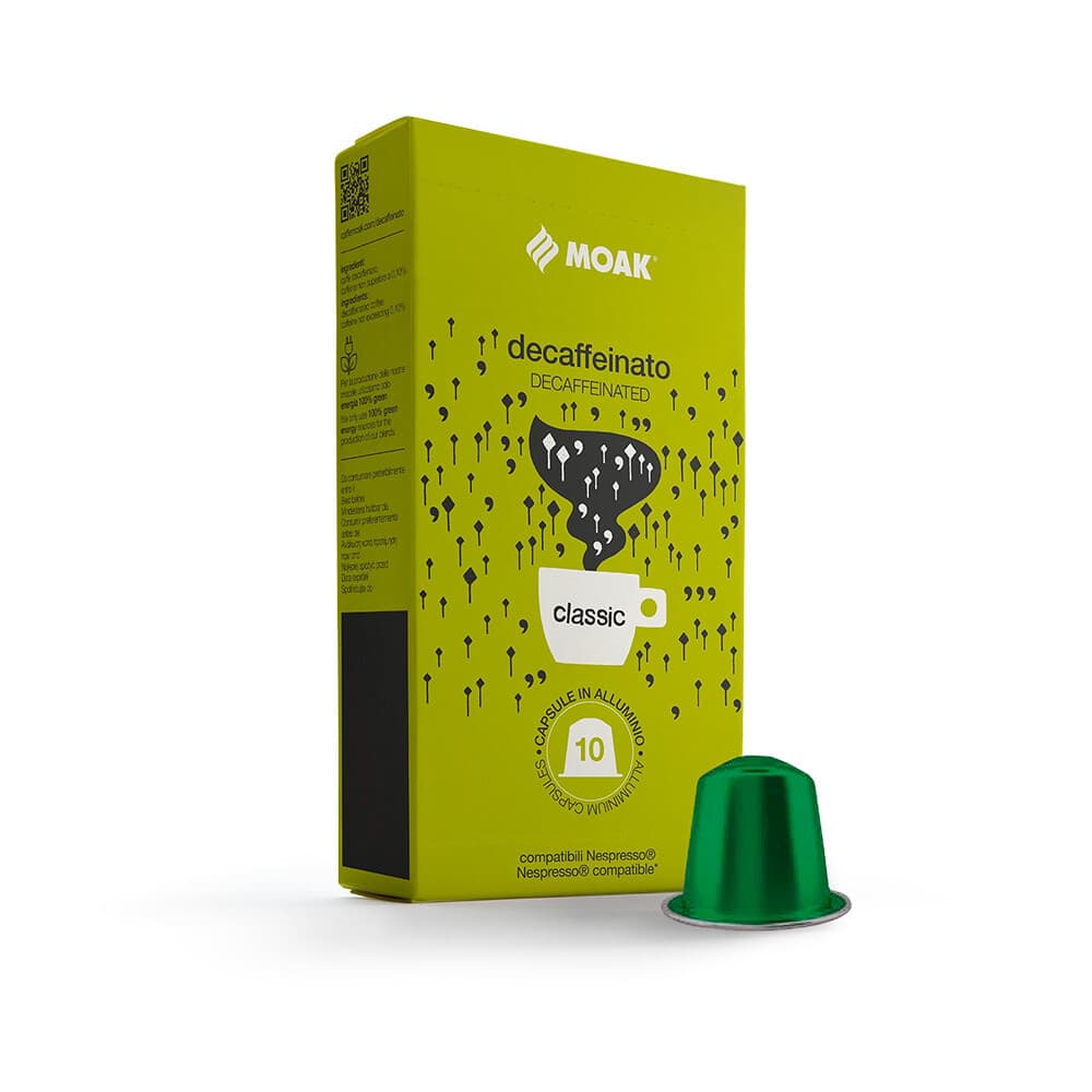MOAK Café Descafeinado Nespresso - 10 Cápsulas